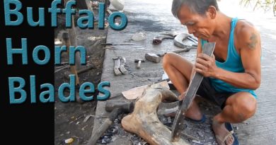 Die Philippinen im Video - Wie kommen die Griffe aus Wasserbüffelhorn an die Macheten?