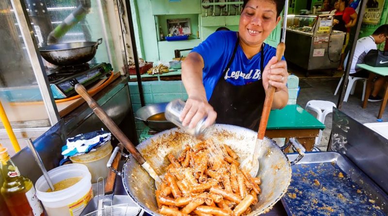 Die Philippinen im Video - Die besten Banana Egg Rolls im Mang Tootz Food House an der San Tomos Universität