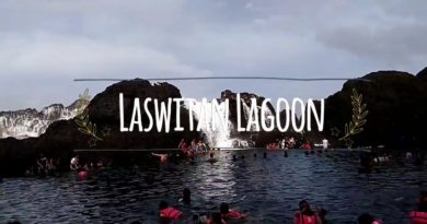 Die Philippinen im Video - Spektakuläre Brecher über den Felsen der Lasitan Lagune in Cortes, Surigao del Sur