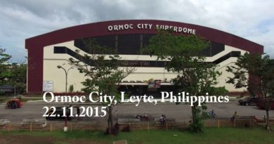 Die Philippinen im Video - Die Stadt Ormoc von oben gesehen.