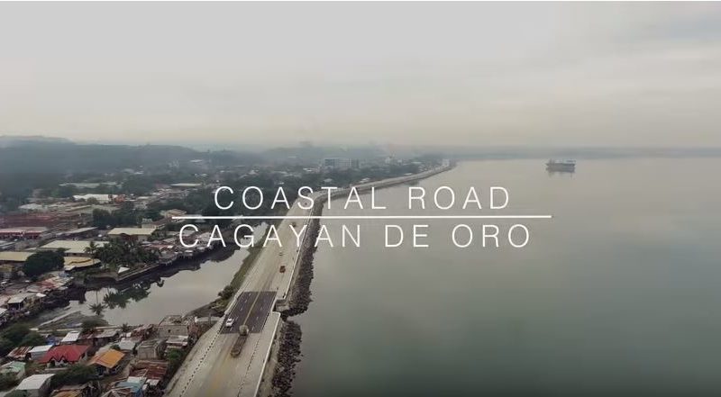 Die Philippinen im Video - Die Eröffnung der Küstenstrasse von Gusa bis zum Hafen und Agora in Lapasan von Cagayan de Oro