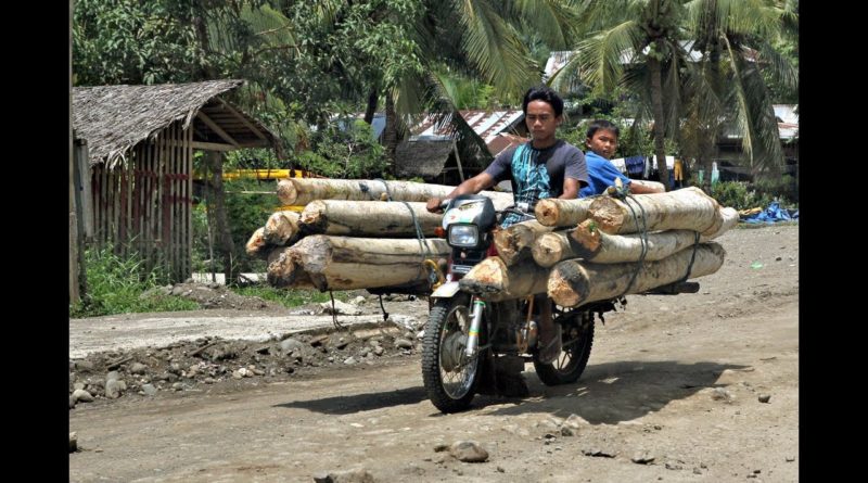 Die Philippinen im Video - Lustige Motorrad-Taxen - alles ist möglich
