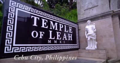 Die Philippinen im Video - Temple of Leah und Blumen auf dem Sirao Peak in Cebu City