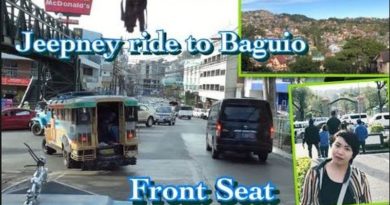 Die Philippinen im Video - Jeepneyfahrt auf dem Vordersitz von La Trindad nach Baguio