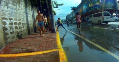 Die Philippinen im Video - Wenn es richtig schüttet in Downtown Cebu