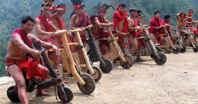 Die Philippinen im Video - Holzroller-Rennen