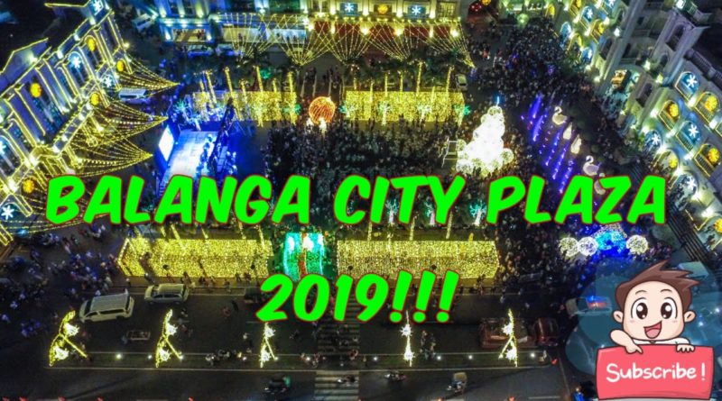 Die Philippinen im Video - Der Stadtplatz von Balanga Dezember 2019