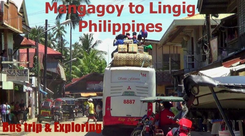 Die Philippinen im Video - Mit dem Bus von Mangagoy nach Lingig