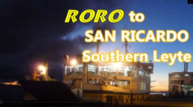 Die Philippinen im Video - RORO Lipatan to San Ricardo Foto + Video von Sir Dieter Sokoll für PHILIPPINEN MAGAZIN