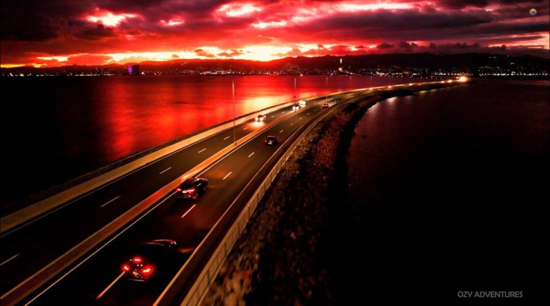 Die Philippinen im Video - Atemberaubender Sonnenuntergang am Cebu-Cordova Link Expressway (CCLEX)