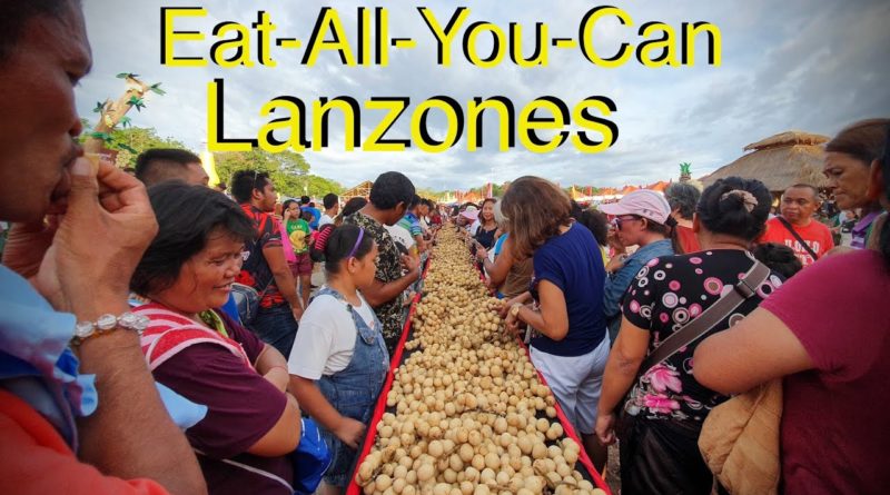 Die Philippinen im Video - Camiguin Lanzones Festival mit Lanzones essen