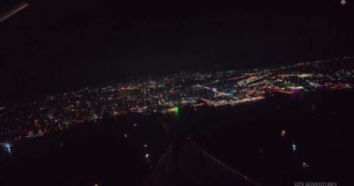 Die Philippinen im Video - Manila - Fantastische Nachtansicht - Landeanflug