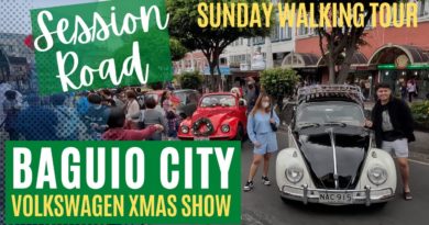 Die Philippinen im Video - Session Road Sonntag Baguio City. (11. Dezember 2022) Mit der Volkswagen Car Christmas Show