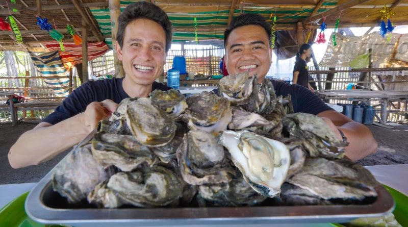 Die Philippinen im Video - Philippines OYSTER MOUNTAIN!! Best Filipino Food + Fresh Eels in Cebu!!